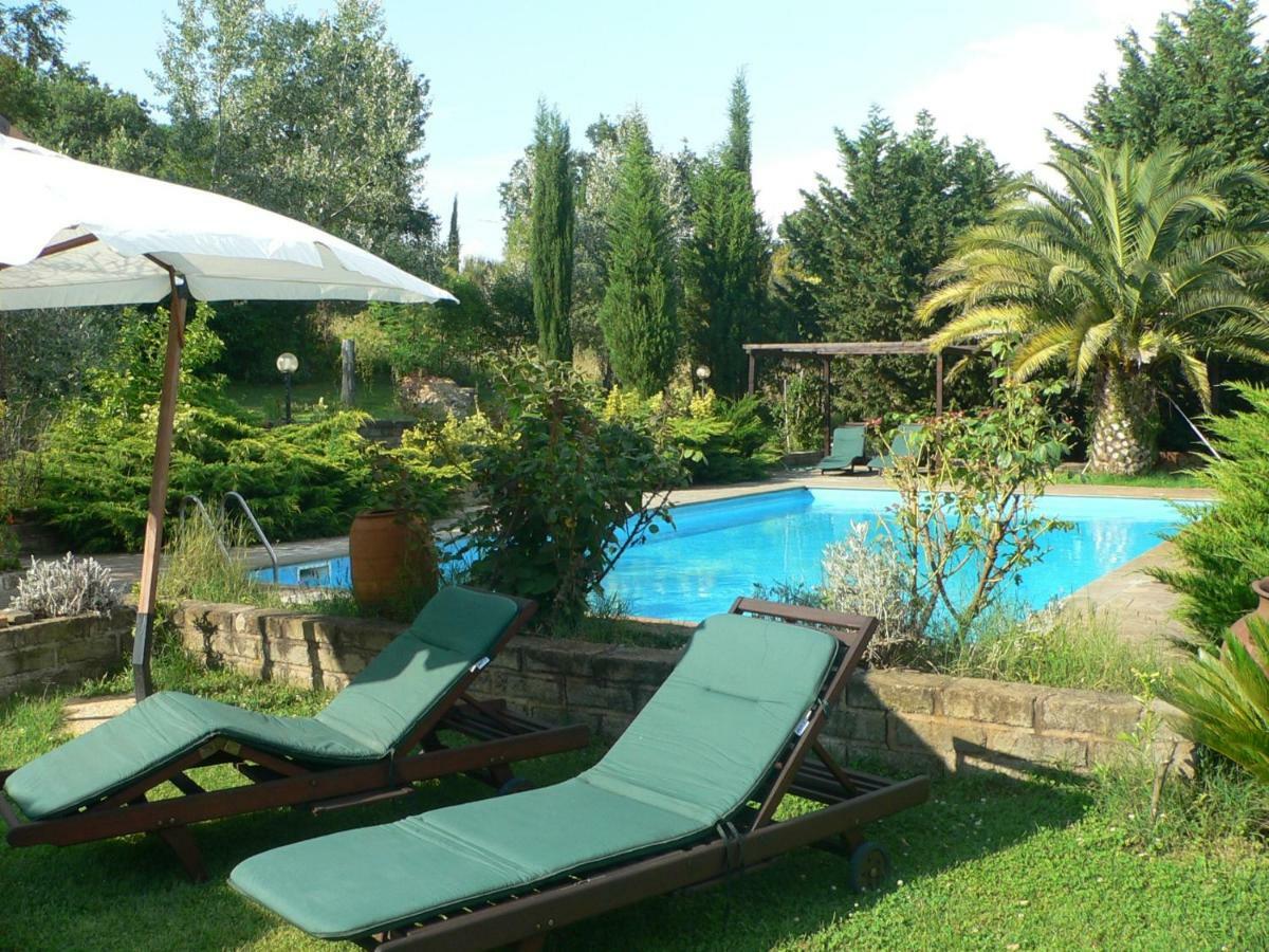 Villa Con Piscina Canale Monterano Exteriér fotografie